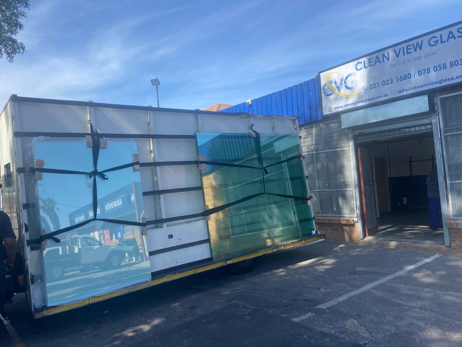 Clean View Glass workshop and premises